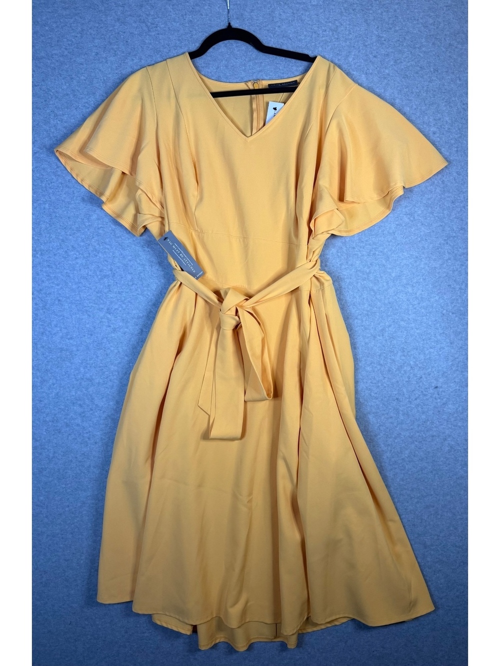 NWT Lane Bryant Yellow Tie Dress Size 22
